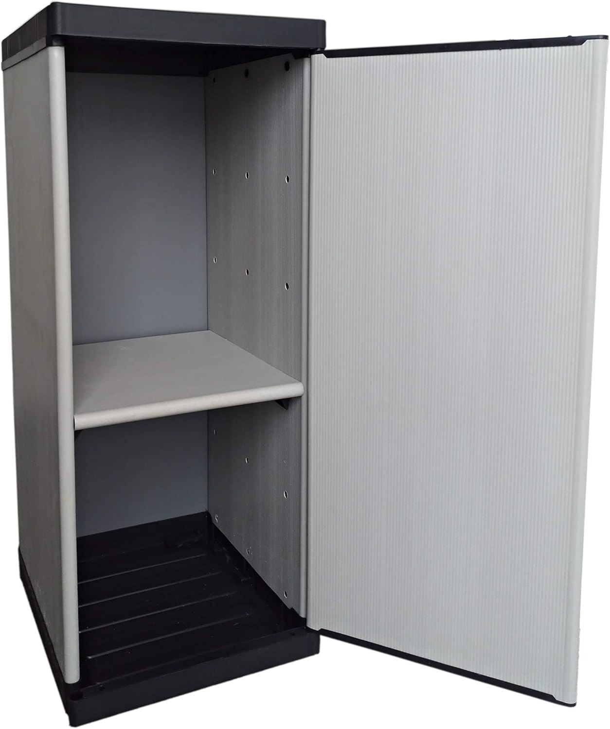 Armadio Portabombole in altezza 34 40 85 cm con Ripiani Regolabili x x per Interno ed Esterno 1 Anta