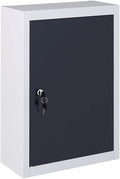 Armadietto Porta Attrezzi da Parete a Muro in Metallo cm Porta Attrezzi da Muro in Metallo Armadio Pensile 40 x 19 x 60 per Officina e Garage Portautesili