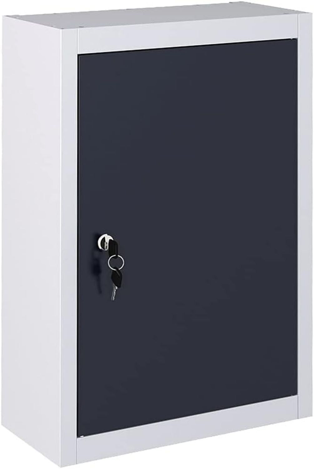 Armadietto Porta Attrezzi da Parete a Muro in Metallo cm Porta Attrezzi da Muro in Metallo Armadio Pensile 40 x 19 x 60 per Officina e Garage Portautesili